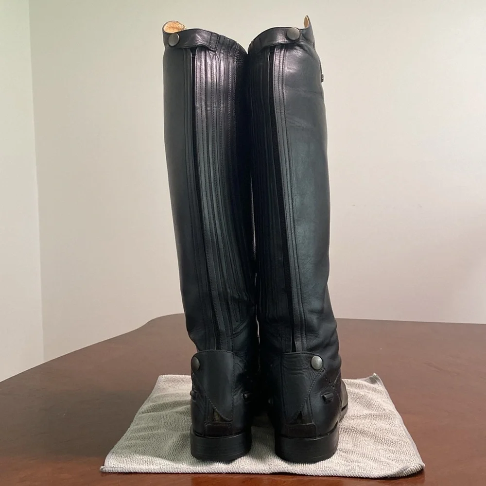 Horze Equestrian English Riding Boots Genuine Leather Sz42R - EU (10R-USA) - Picture 6 of 17